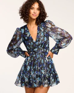 New Lizbeth V-Neck Ruffle Mini Dress Dresses