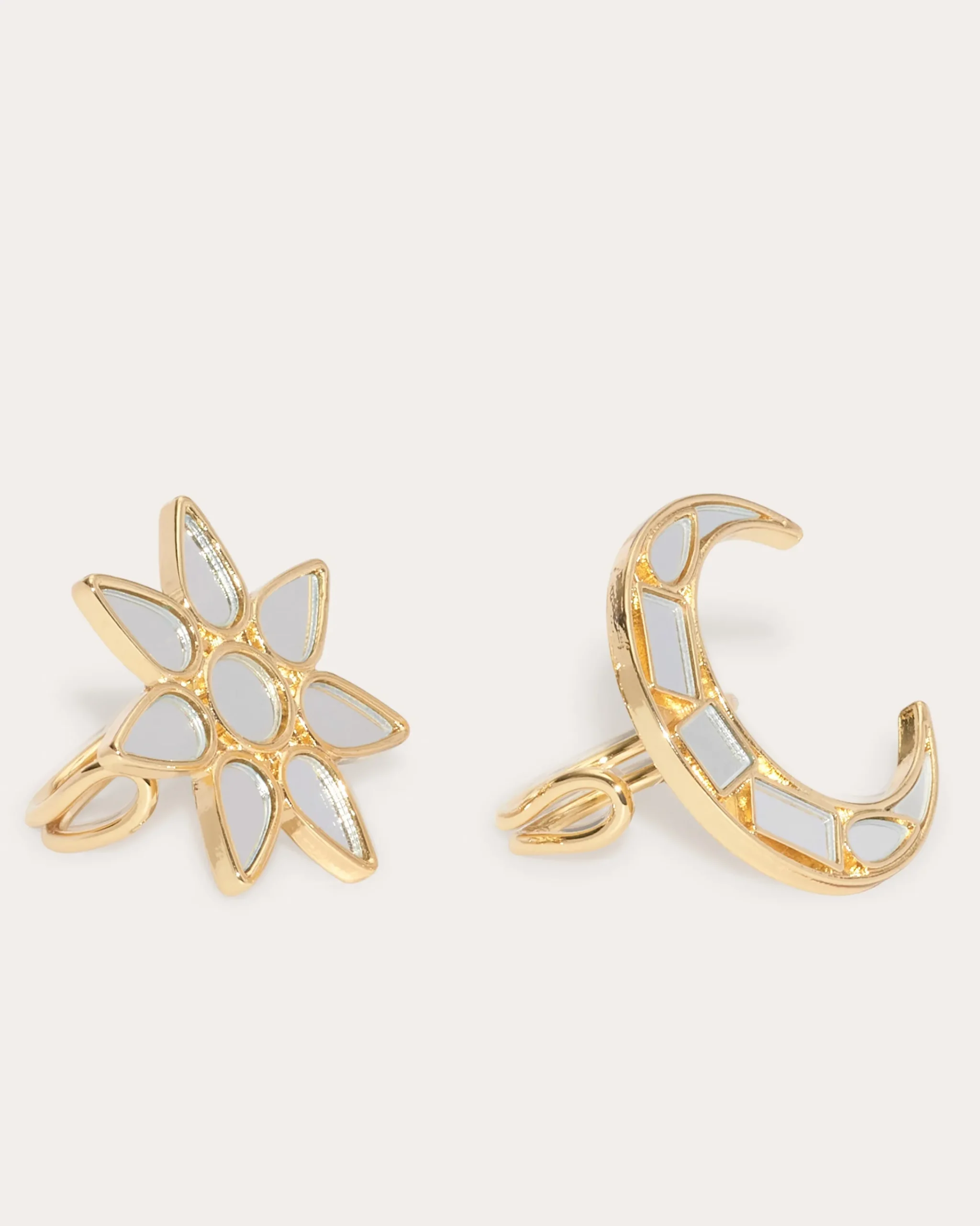 Sale Lunar Mirrored Ring Set Jewelry
