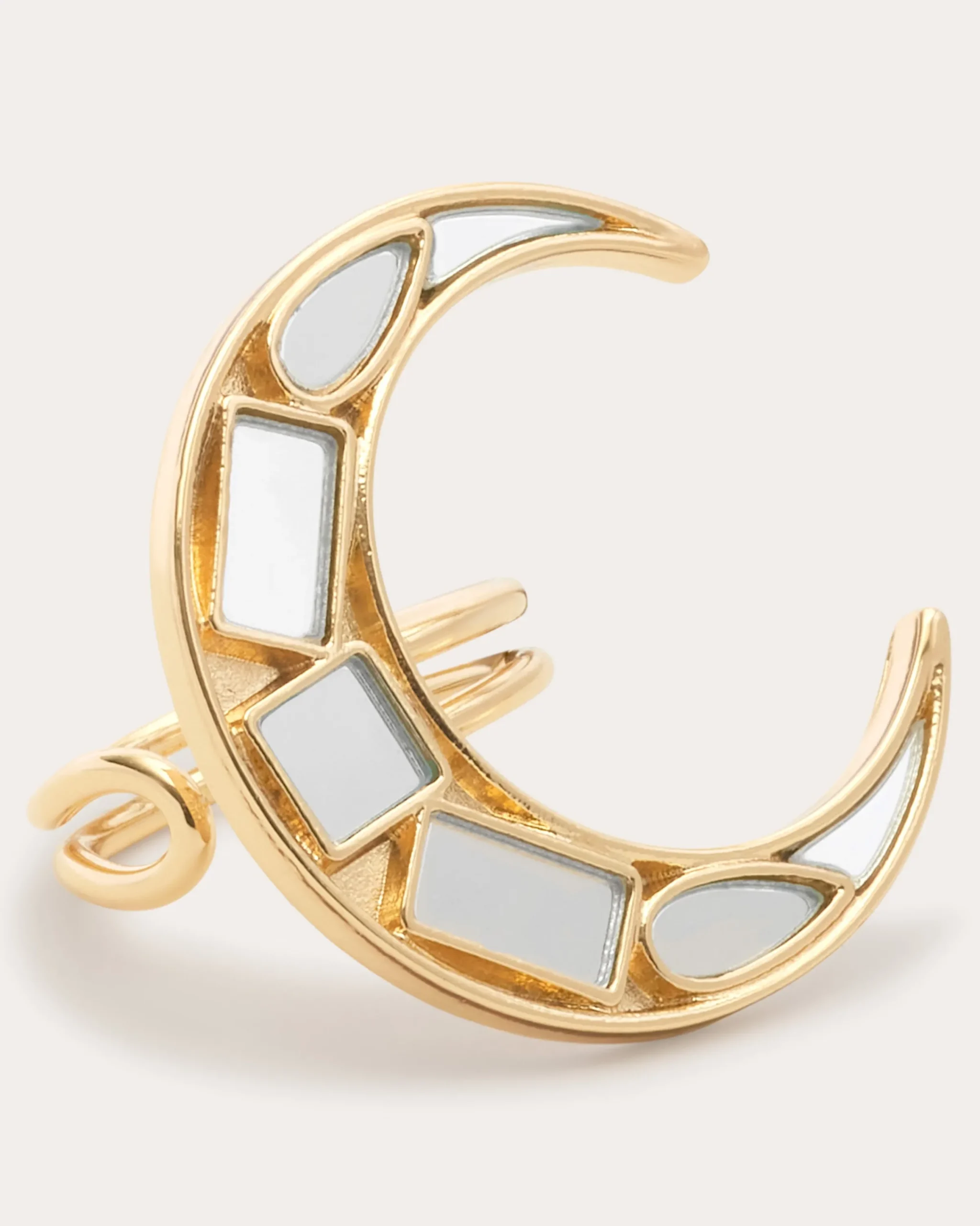 Sale Lunar Mirrored Ring Set Jewelry