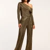 Sale Manny Off-The-Shoulder Sparkle Jumpsuit Dresses | Jumpsuits