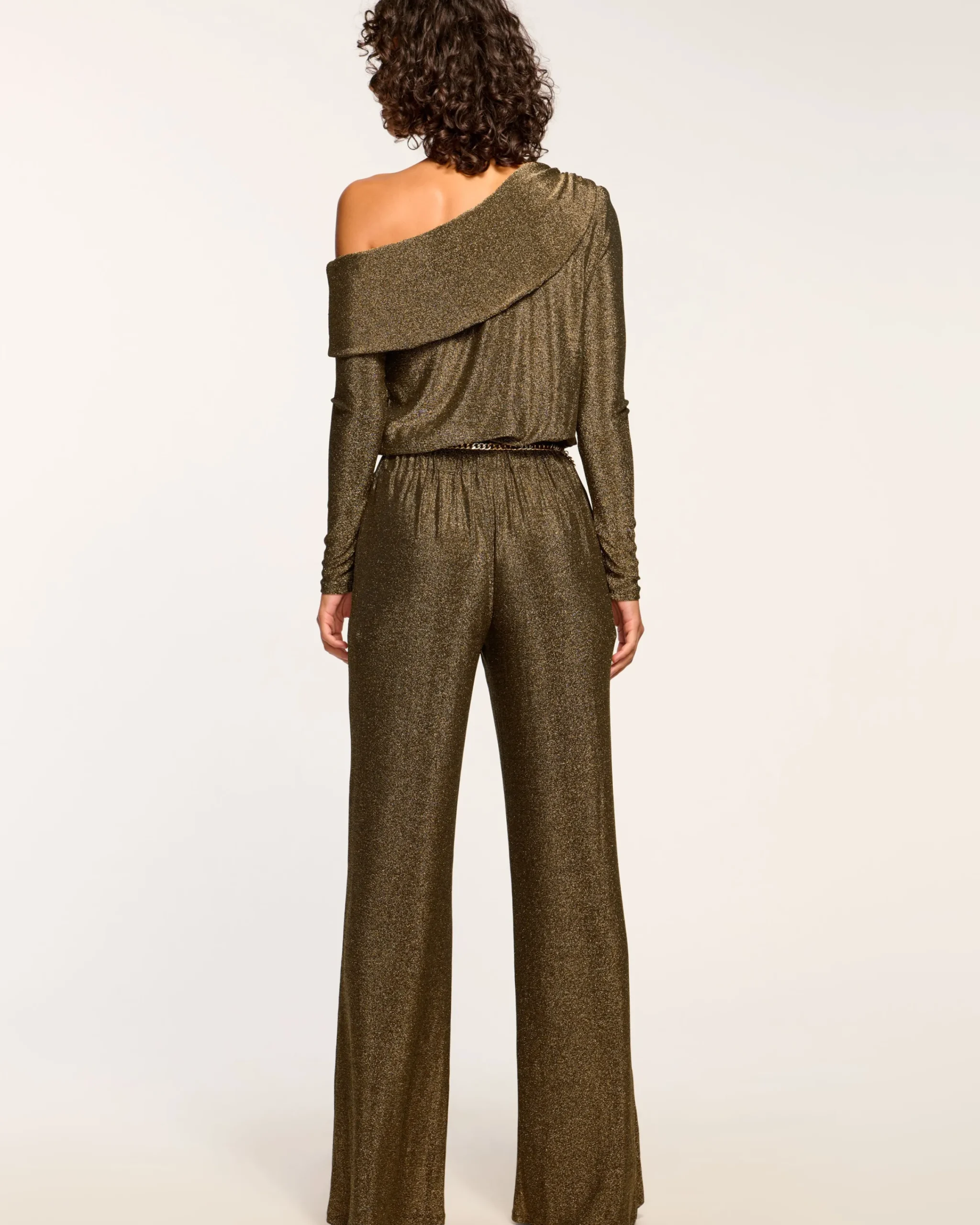 Sale Manny Off-The-Shoulder Sparkle Jumpsuit Dresses | Jumpsuits