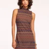 Online Marietta Mock Neck Mini Dress Dresses