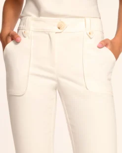 Fashion Marit Stretch Cotton Pant Bottoms