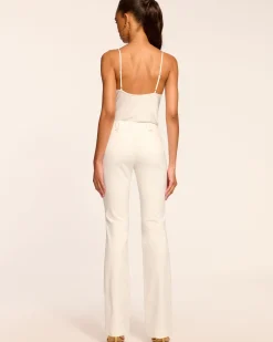 Fashion Marit Stretch Cotton Pant Bottoms