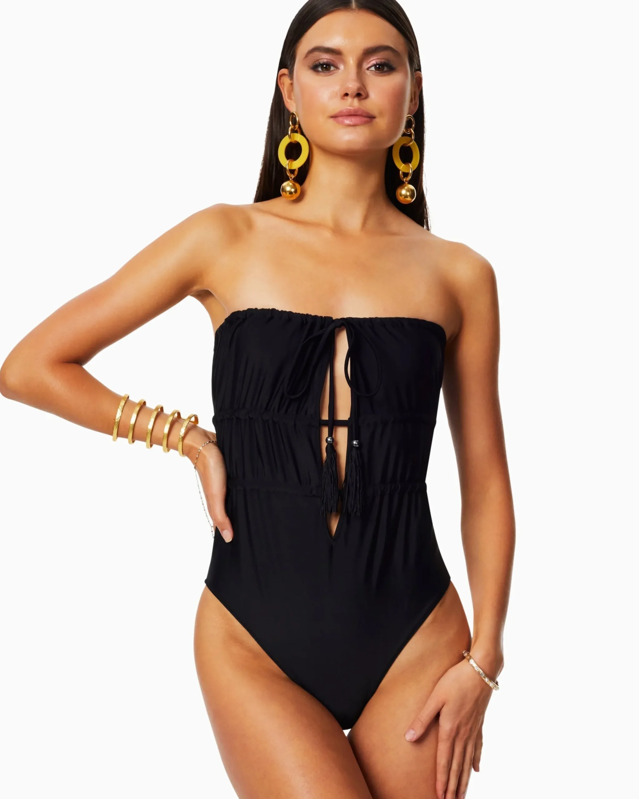 Discount Marta Strapless One Piece Swimsuit Swim & Coverups