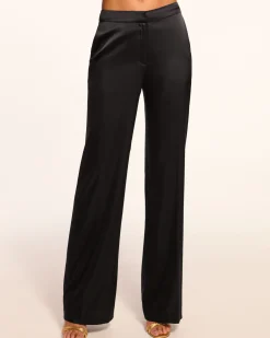 Discount Marvia Stretch Silk Pant Bottoms