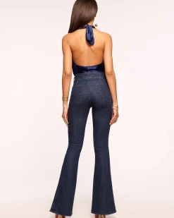 Online Mase High-Rise Flare Jean Denim | Bottoms