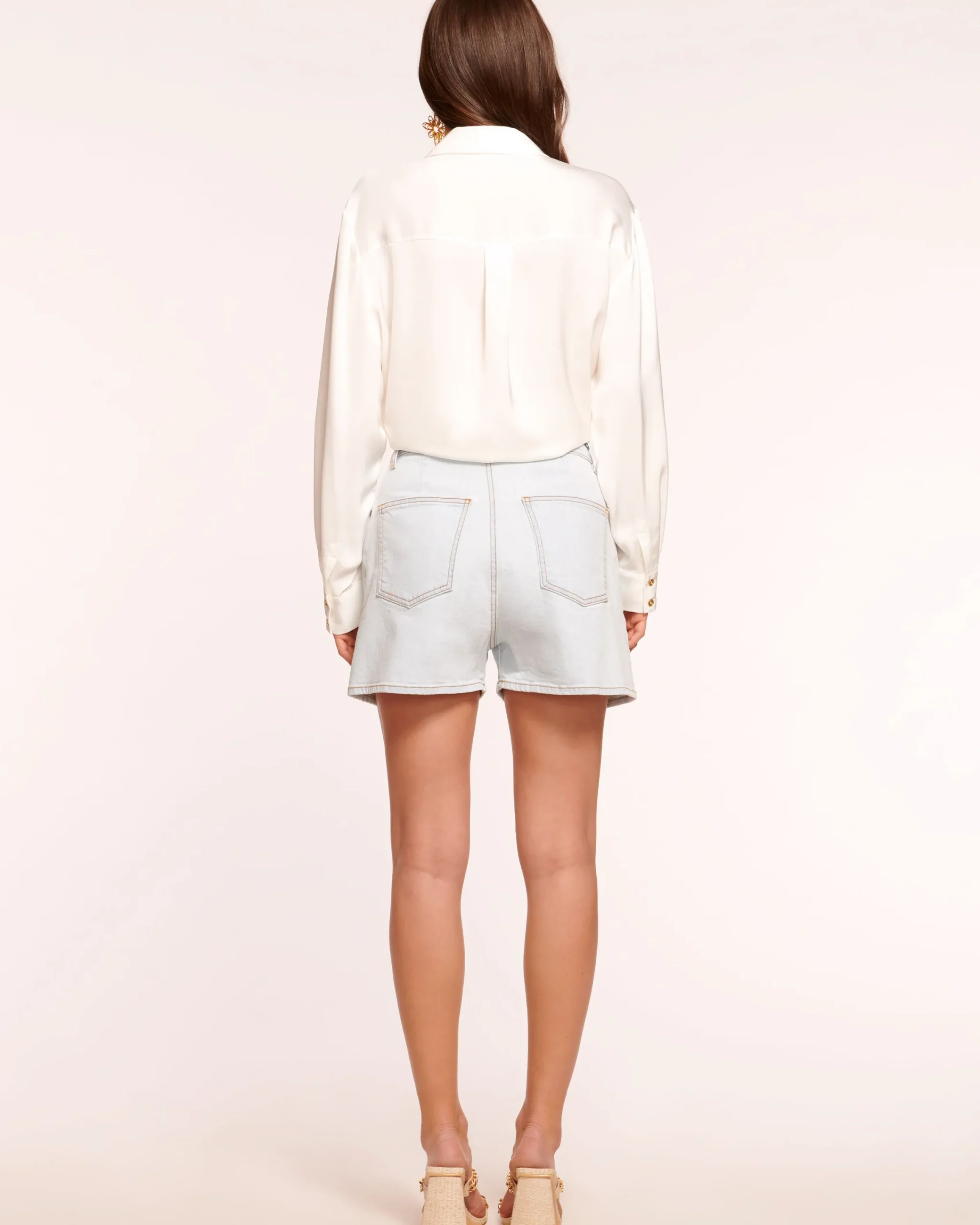 New Matie Relaxed Denim Mini Short Denim | Bottoms