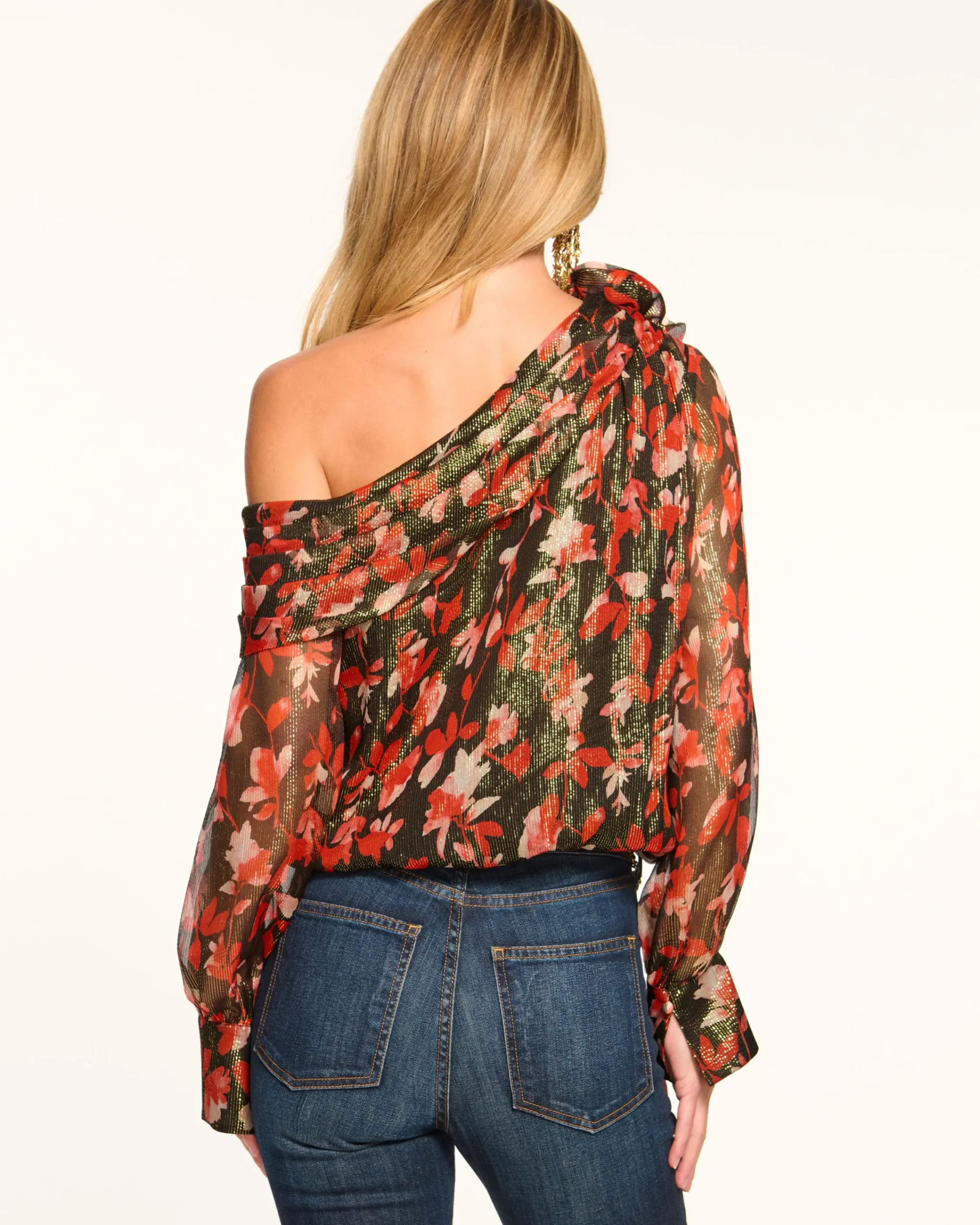 Discount Maylien Off-The-Shoulder Blouse Tops