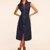 Outlet Mihal Cotton Poplin Midi Dress Dresses
