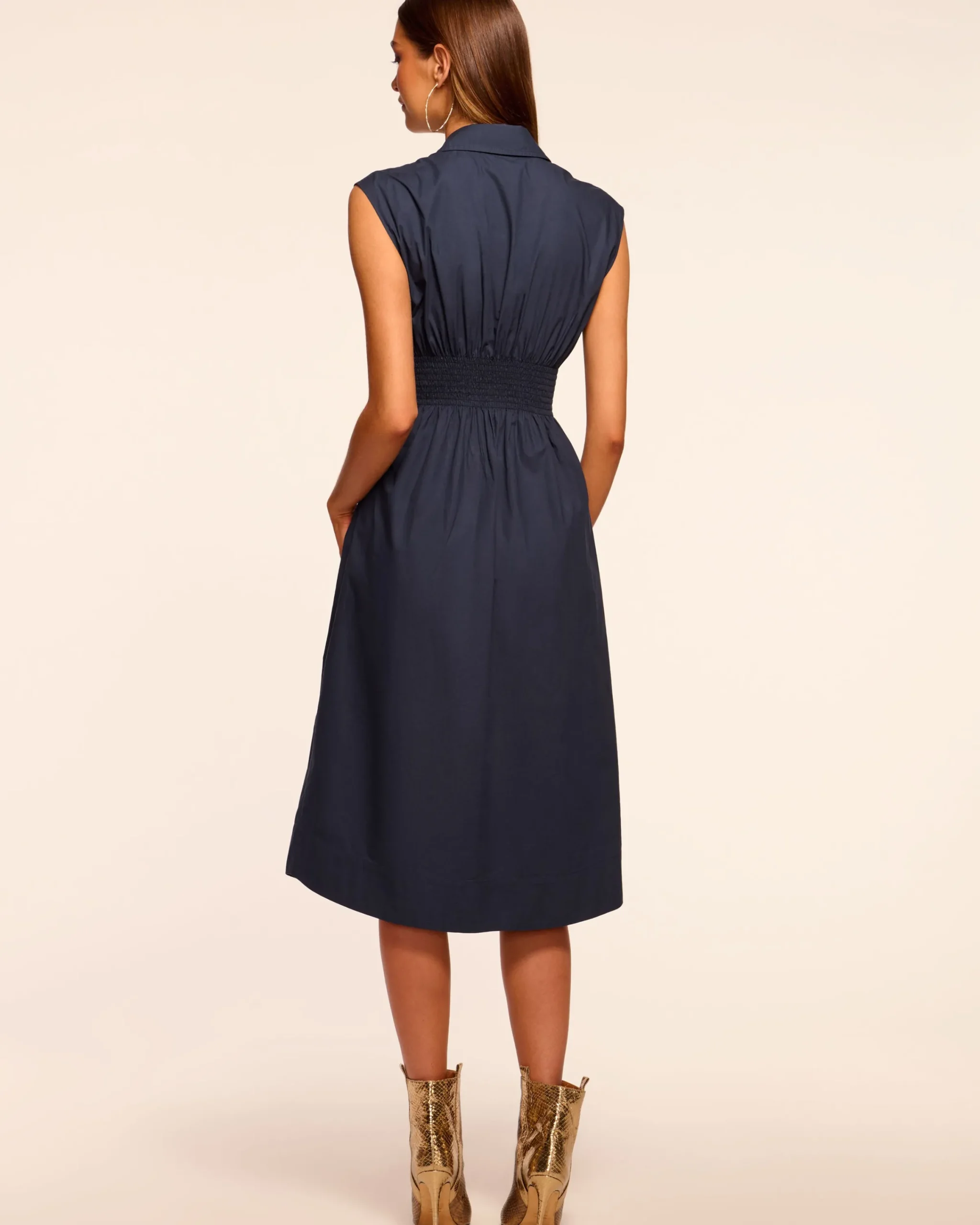 Outlet Mihal Cotton Poplin Midi Dress Dresses