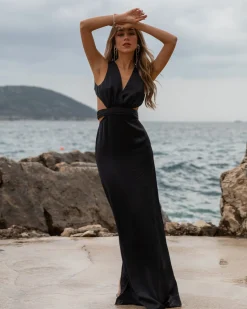 Online Milan Open Back Gown Dresses