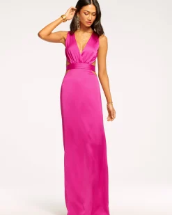 Online Milan Open Back Gown Dresses