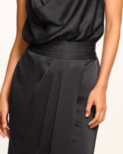 Online Monica Cowl Neck Midi Dress Dresses