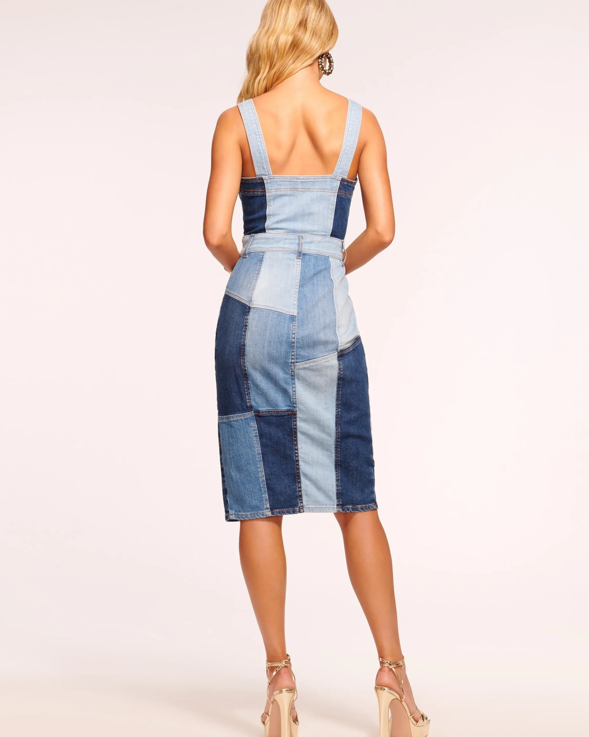 Discount Monica Denim Midi Dress Dresses | Denim