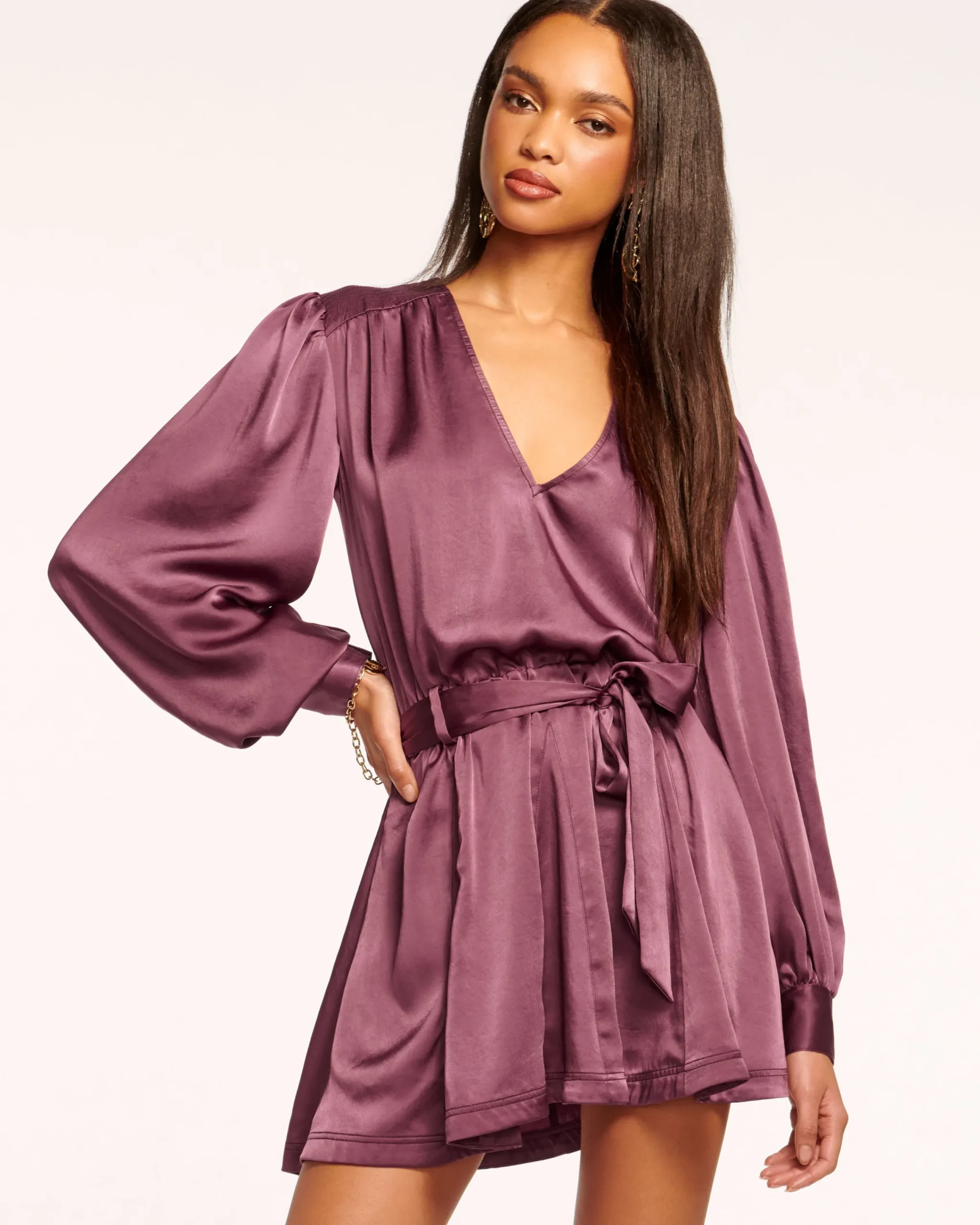 New Montana Puff Sleeve Mini Dress Dresses