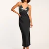 Sale Nadiene Embellished Slip Midi Dress Dresses