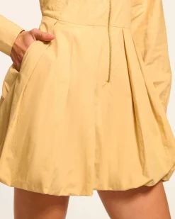 Best Naira Cotton Poplin Bubble Mini Dress Dresses