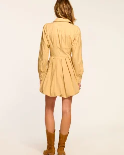 Best Naira Cotton Poplin Bubble Mini Dress Dresses