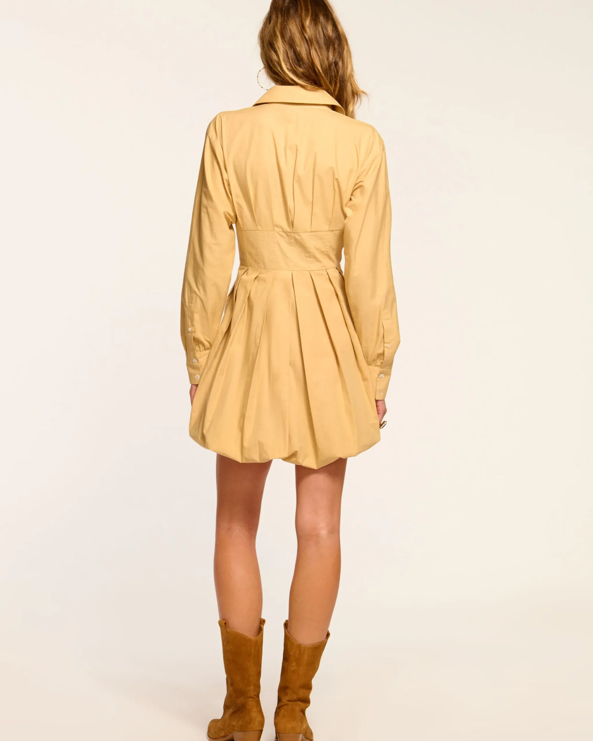 Best Naira Cotton Poplin Bubble Mini Dress Dresses