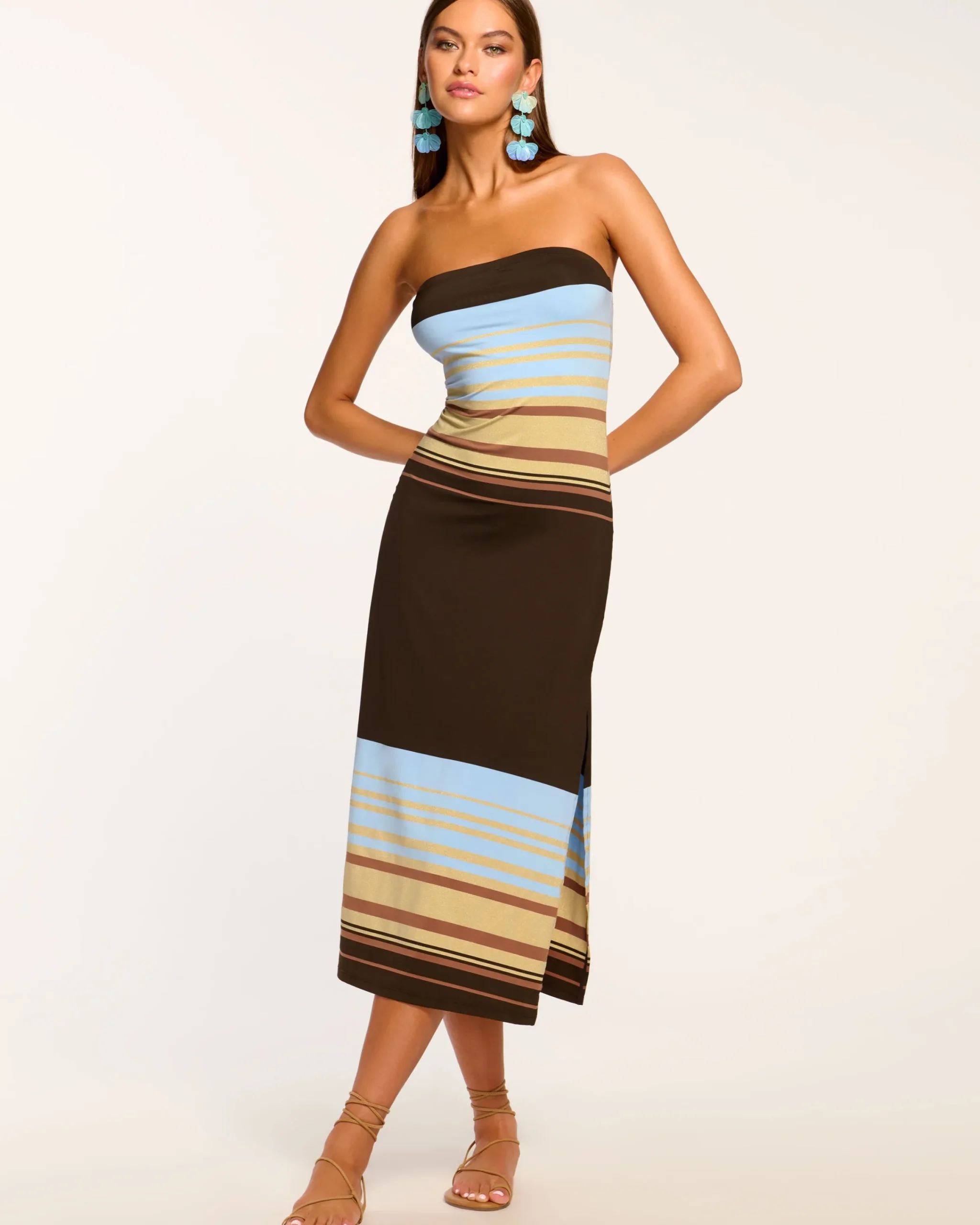 Sale Nava Strapless Coverup Dress Swim & Coverups