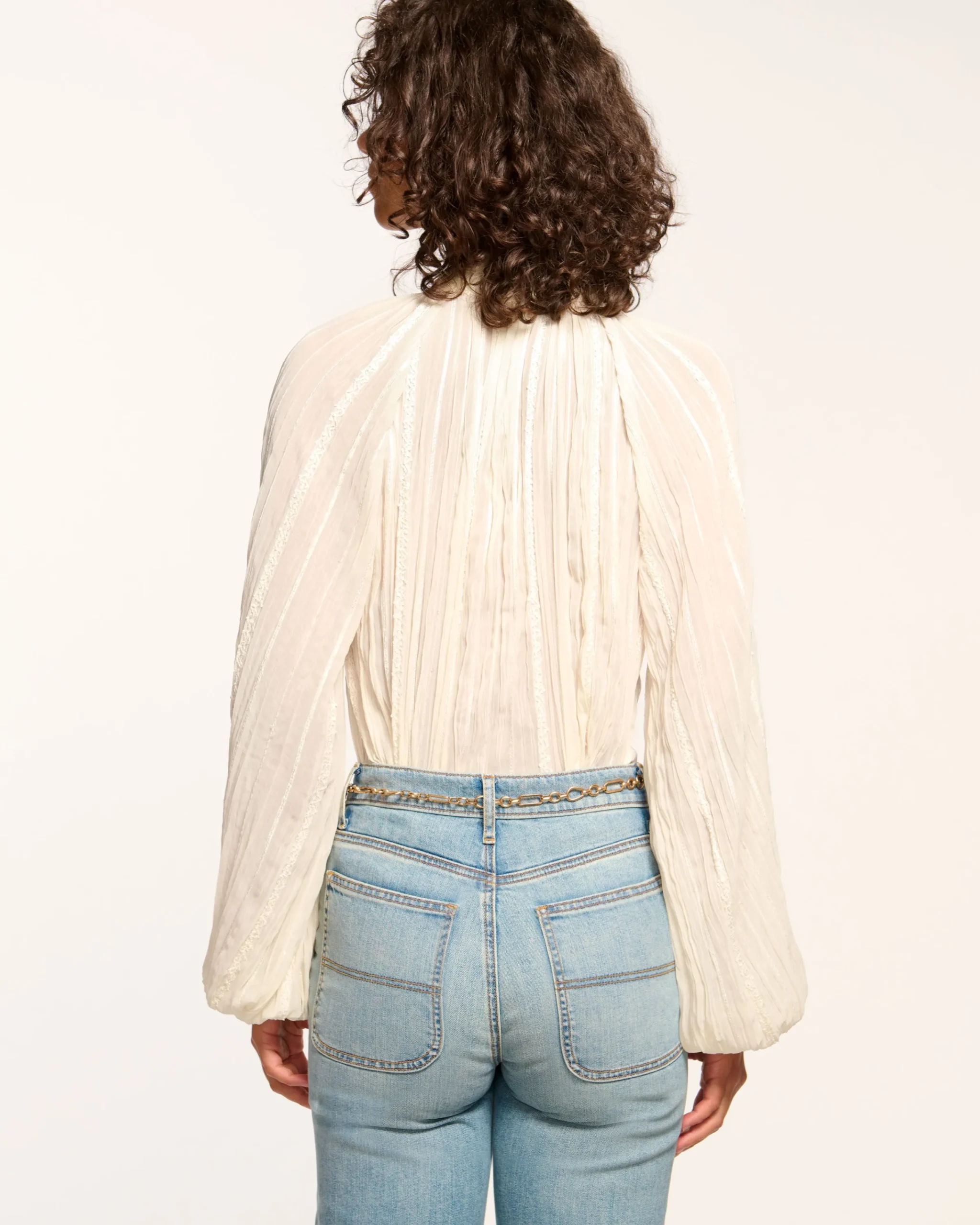 Clearance Nellie Button Down Blouse Tops