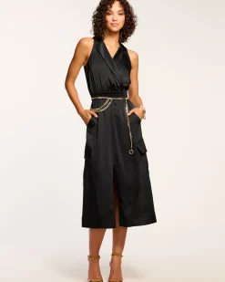 Best Nikia V-Neck Midi Dress Dresses