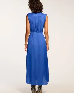 Online Olive Ruffle V-Neck Midi Dress Dresses