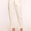 Sale Pearle Cropped Straight Leg Jean Denim | Bottoms