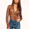 Outlet Priscilla Lace Button Down Top Tops