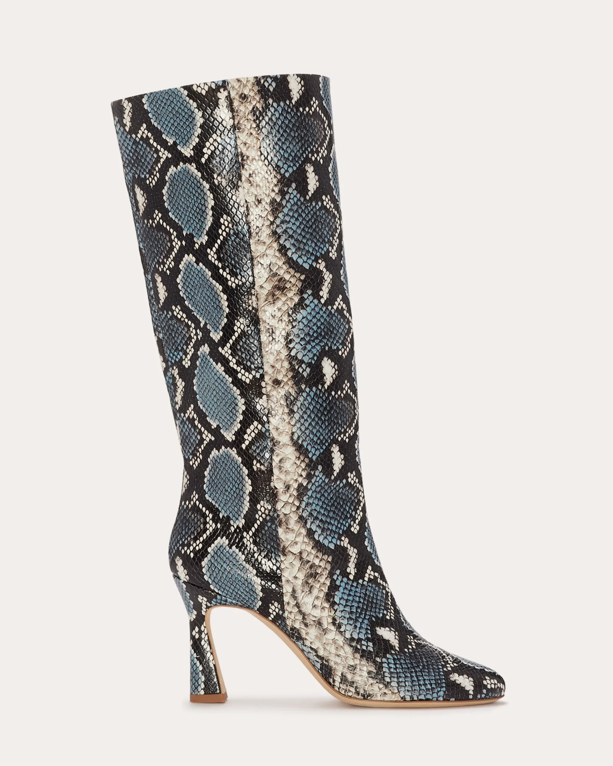 Online Queen Heeled Snake Boots Shoes