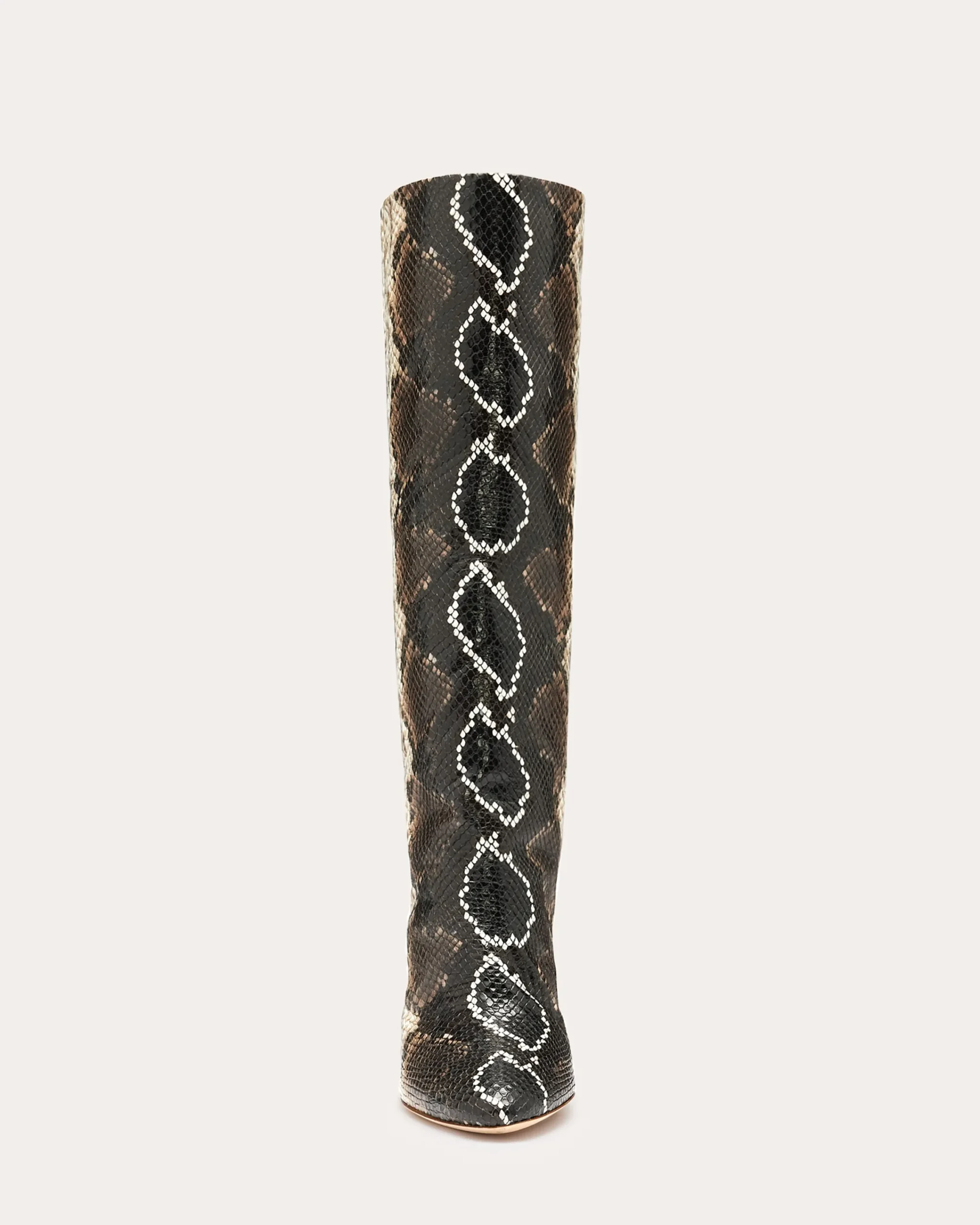 Online Queen Heeled Snake Boots Shoes