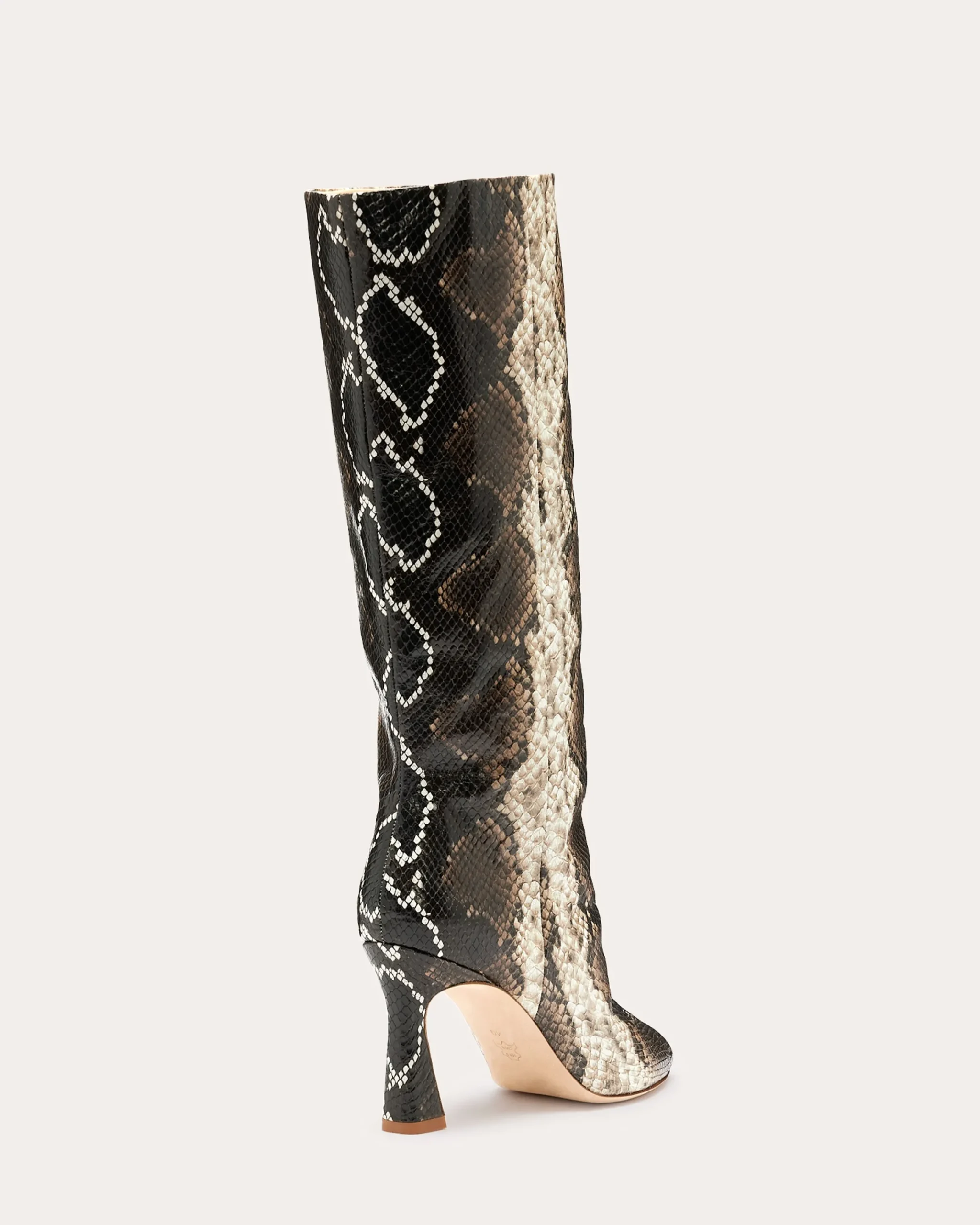 Online Queen Heeled Snake Boots Shoes