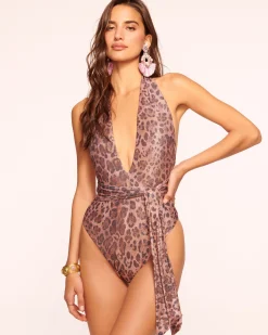 Outlet Raquel V-Neck One Piece Swimsuit Swim & Coverups