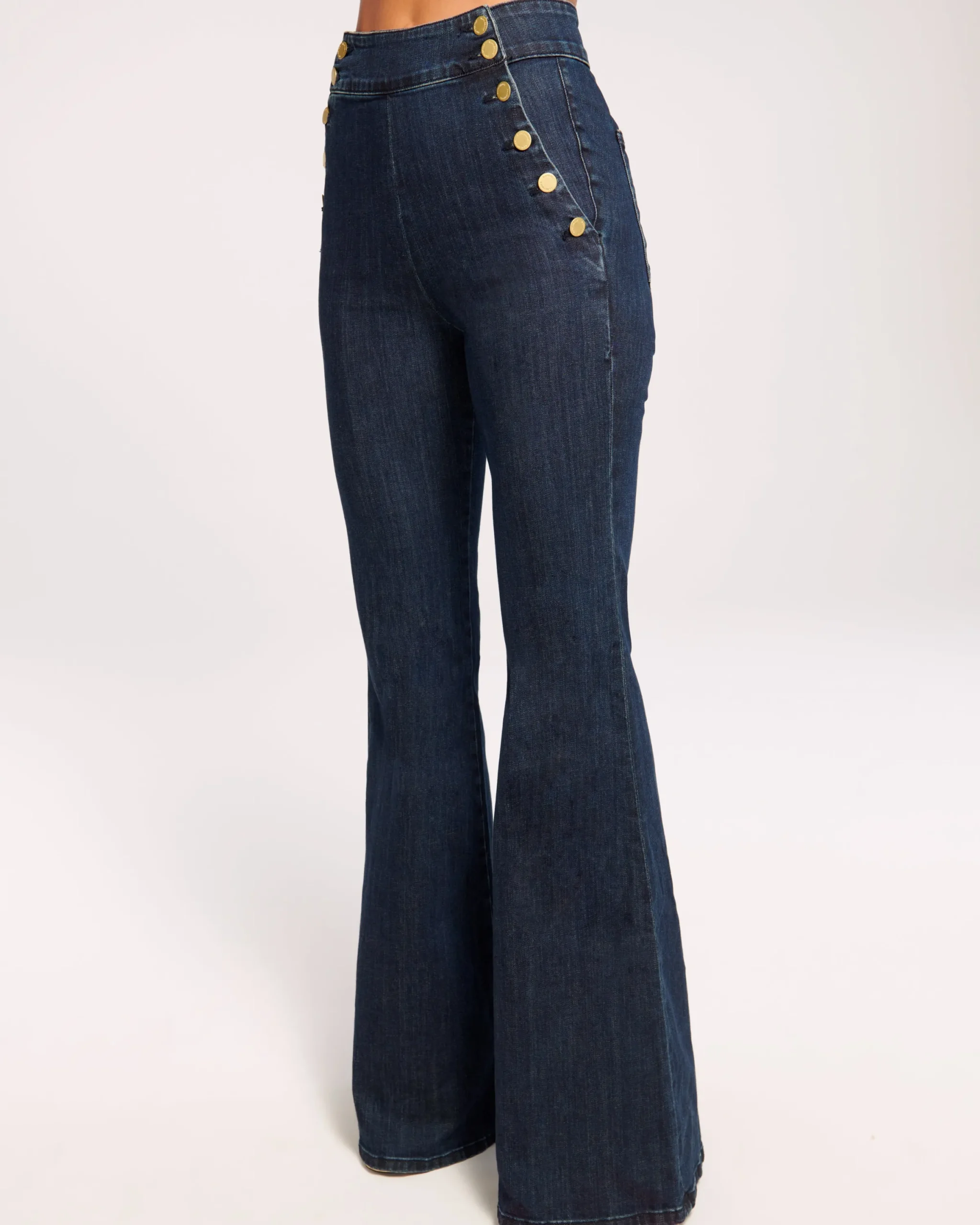 Clearance Romee High Waisted Flare Jean Denim | Bottoms