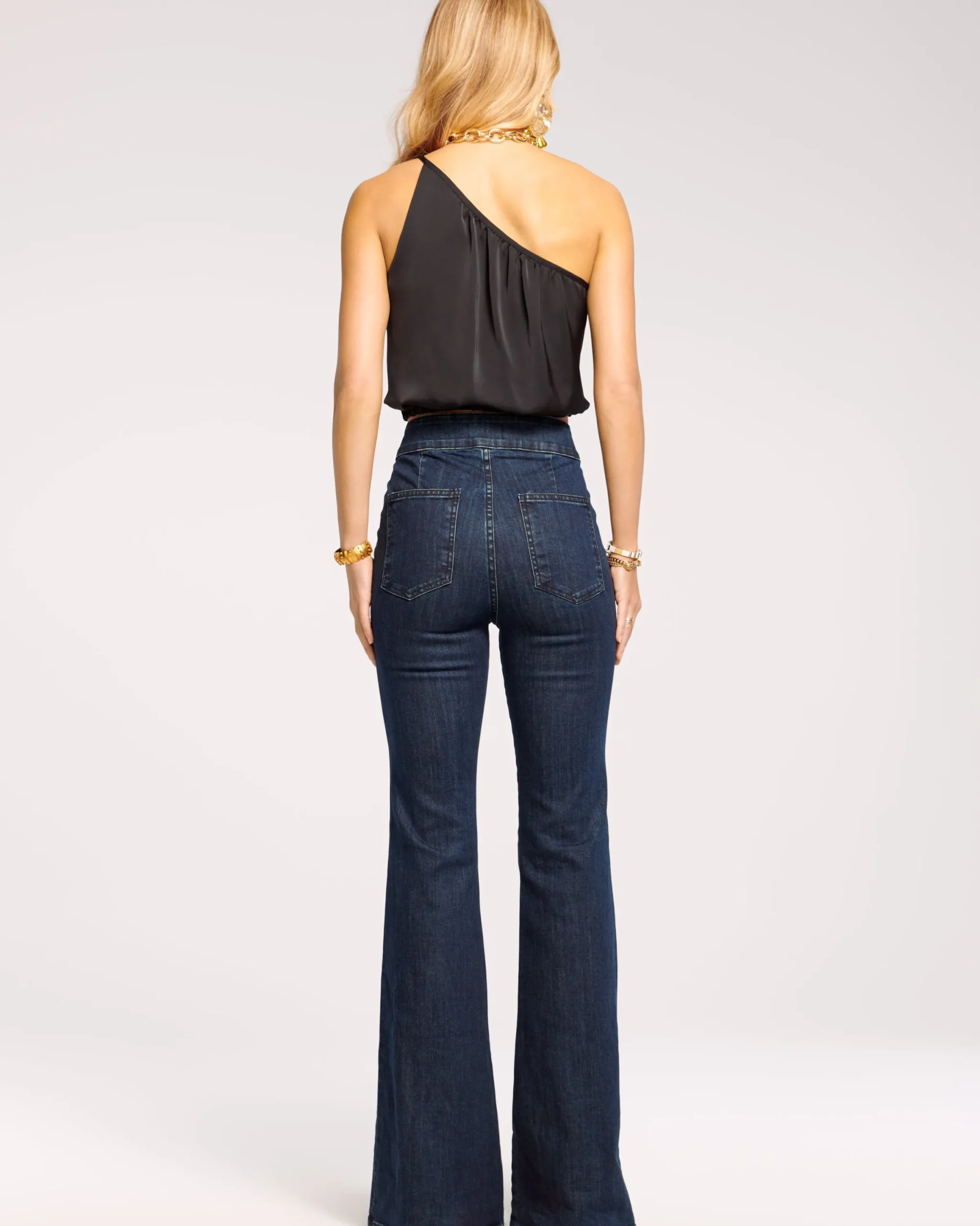 Clearance Romee High Waisted Flare Jean Denim | Bottoms