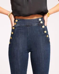 Clearance Romee High Waisted Flare Jean Denim | Bottoms