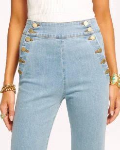 Clearance Romee High Waisted Flare Jean Denim | Bottoms