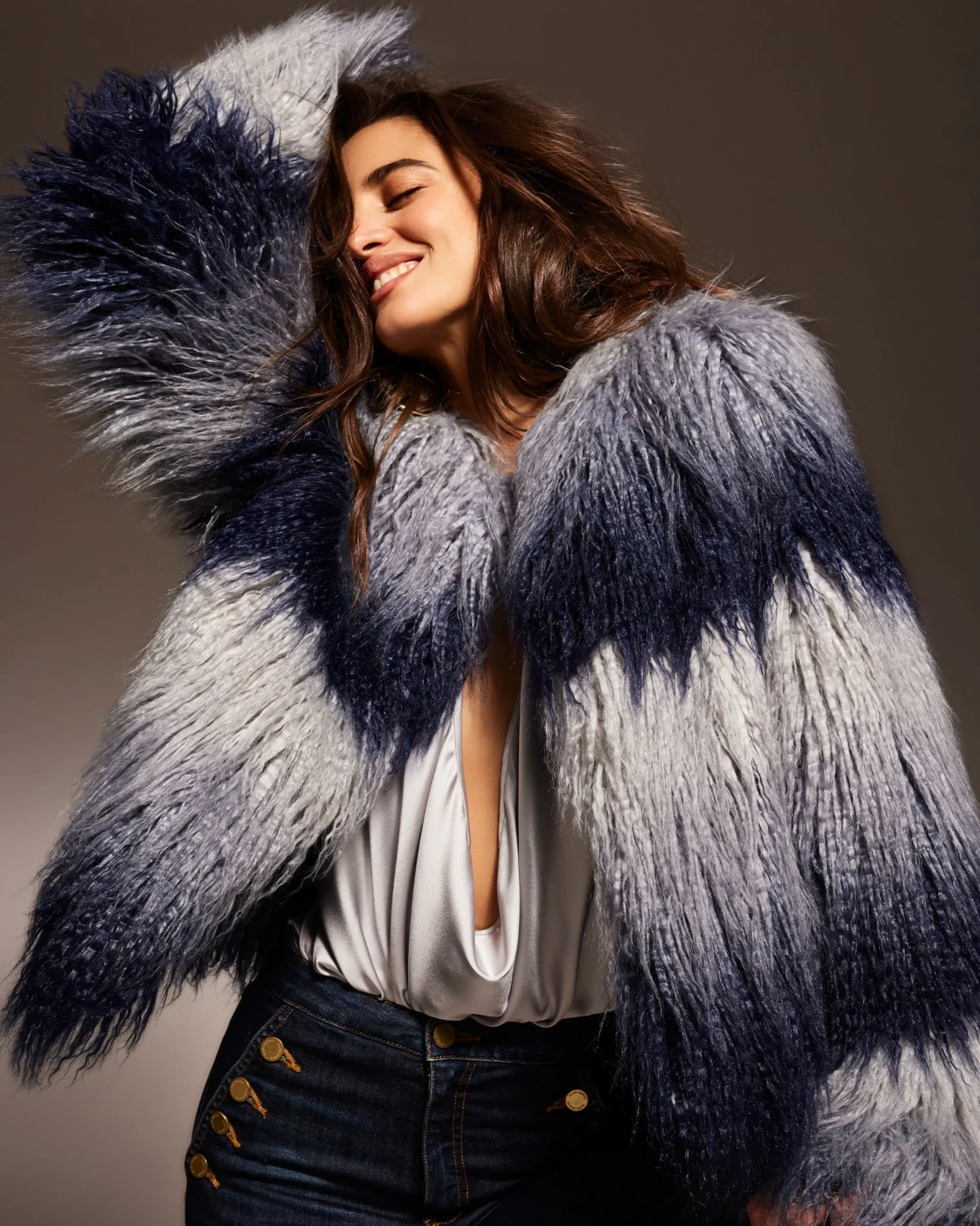 New Samuel Faux Fur Coat Jackets