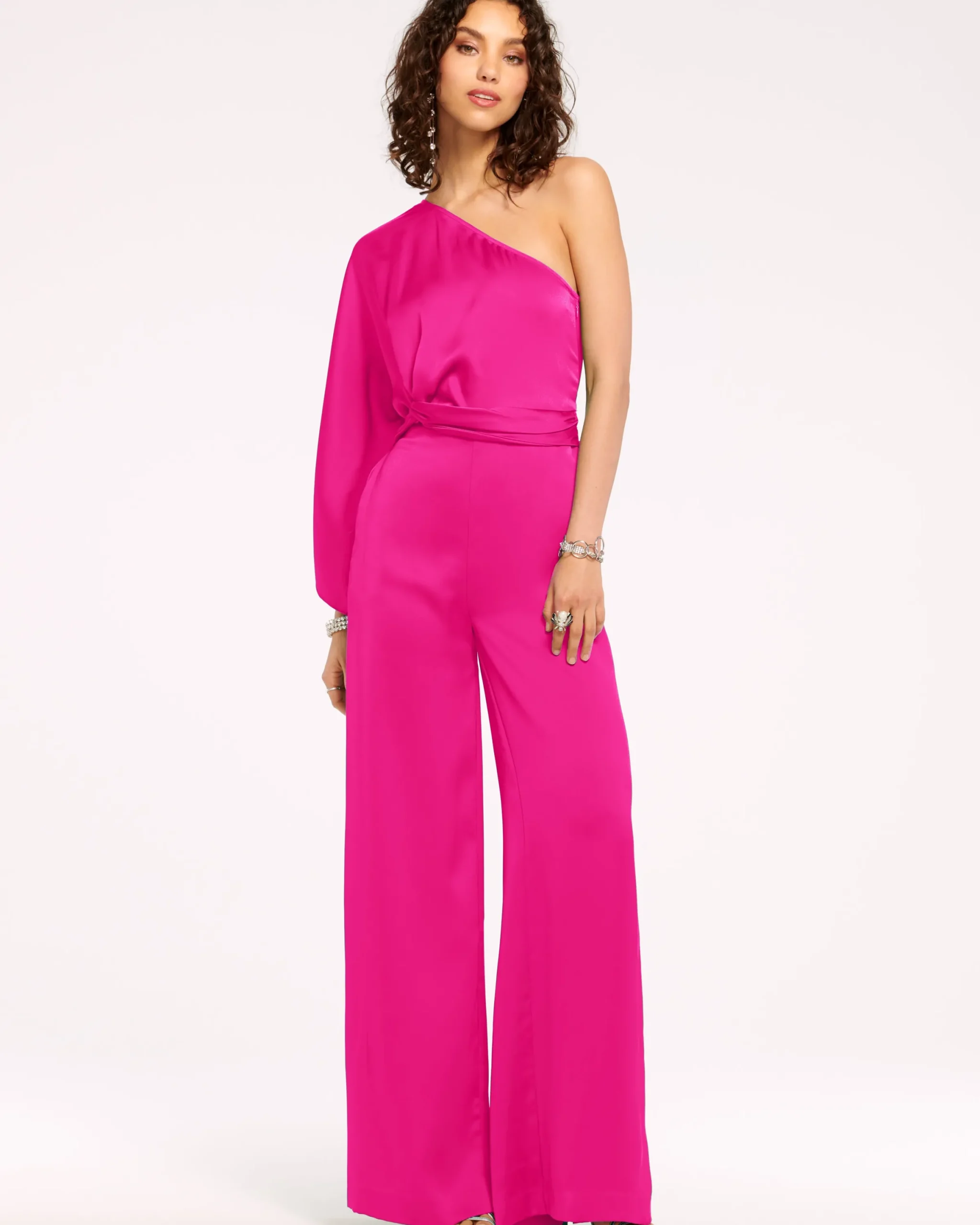 Outlet Simone One-Shoulder Jumpsuit Dresses | Jumpsuits