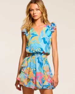 Clearance Simone Smocked Mini Dress Dresses