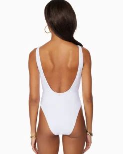 New Soren V-Neck One Piece Swimsuit Swim & Coverups
