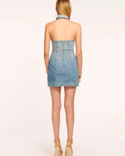 Fashion Susanna Denim Halter Mini Dress Dresses | Denim