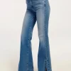 Clearance Tyra High Waisted Flare Jean Denim | Bottoms
