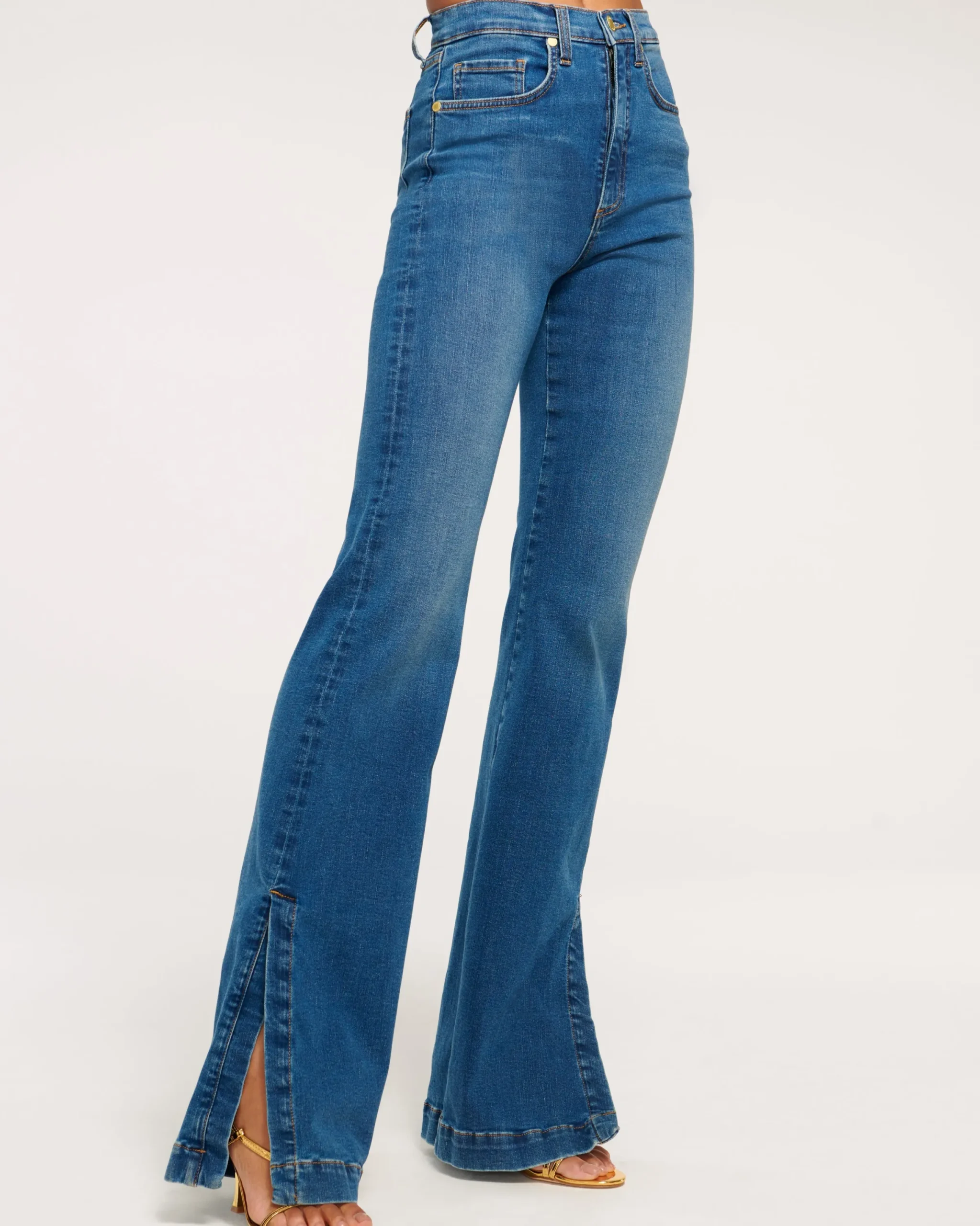 Clearance Tyra High Waisted Flare Jean Denim | Bottoms
