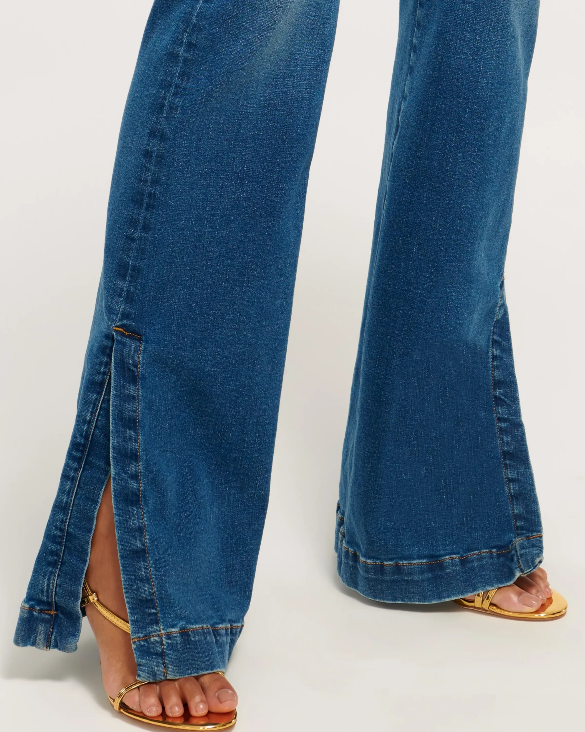 Clearance Tyra High Waisted Flare Jean Denim | Bottoms