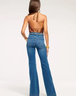 Clearance Tyra High Waisted Flare Jean Denim | Bottoms