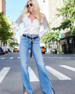 Clearance Tyra High Waisted Flare Jean Denim | Bottoms
