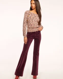 Online Velvet Kyle Low Rise Flare Jean Denim | Bottoms