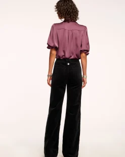 Fashion Velvet Theodora Wide Leg Jean Denim | Bottoms
